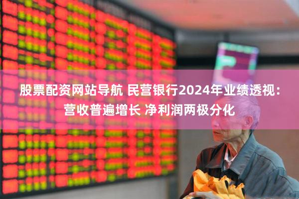 股票配资网站导航 民营银行2024年业绩透视：营收普遍增长 净利润两极分化