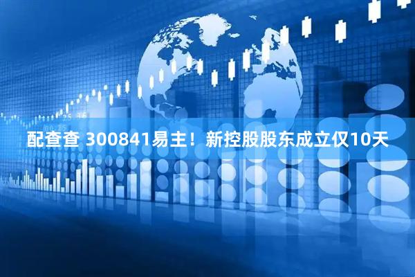 配查查 300841易主！新控股股东成立仅10天